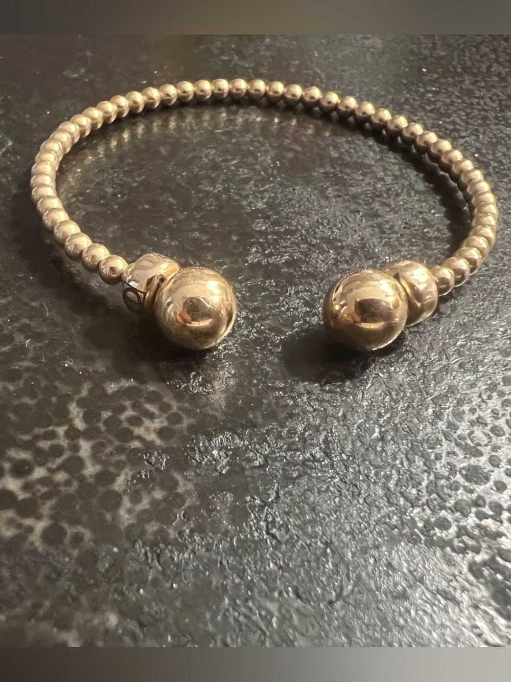 Gold  Open Cuff Bracelet by enewton